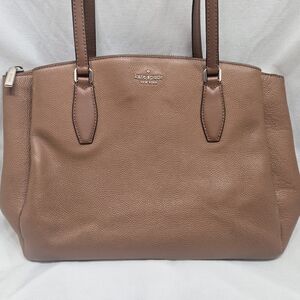 Kate Spade Gingerbread Brown Pebbled Leather Shoulder Bag